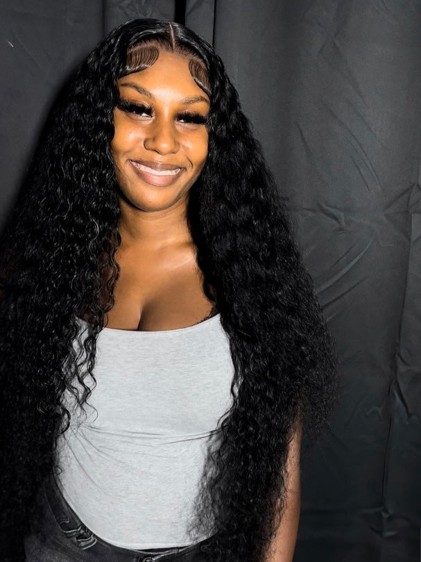 Deep Wave Wig Transparent Lace