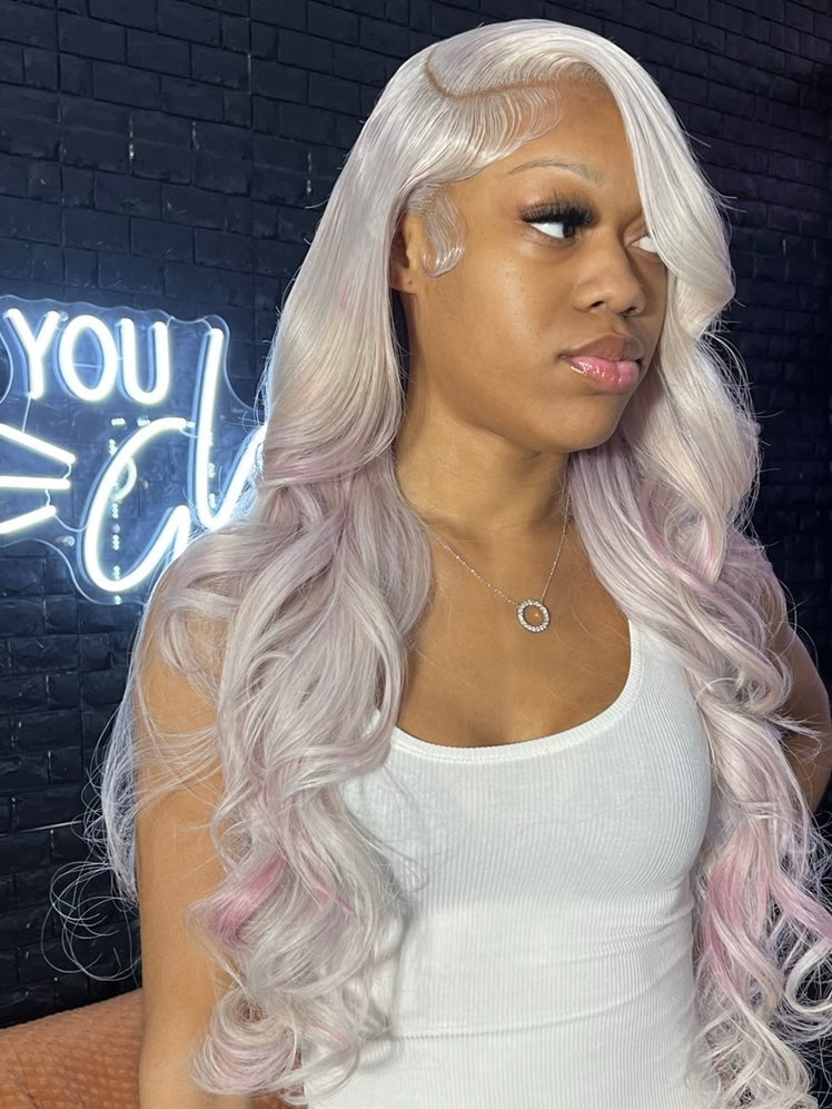 Platinum Wig Transparent Lace